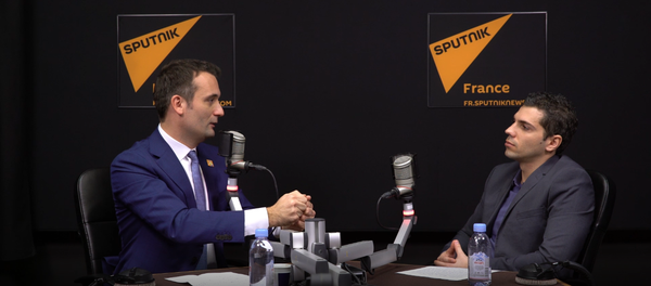 Florian Philippot, président des Patriotes - Sputnik Afrique