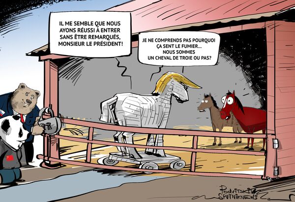 Les USA envisagent d’utiliser un «Cheval de Troie» contre la Russie et la Chine Les USA envisagent d’utiliser un «Cheval de Troie» contre la Russie et la Chine - Sputnik Afrique