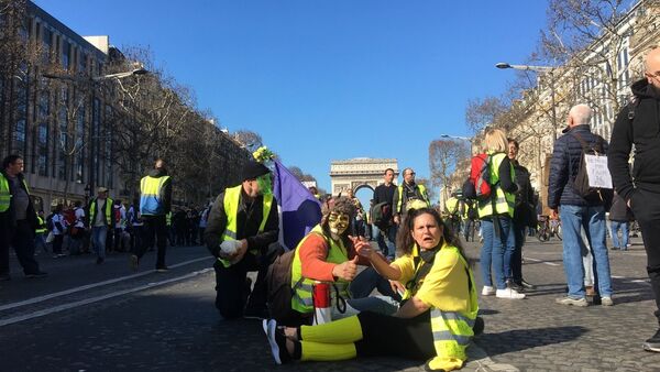 L'acte 15 des Gilets jaunes à Paris - Sputnik Afrique