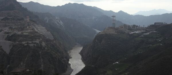 Railway Bridge Across Chenab River, Kashmir, India - Sputnik Afrique