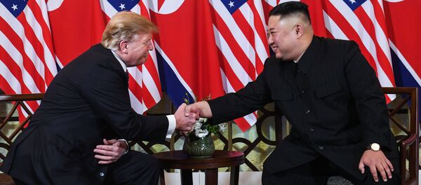 L’accueil de Donald Trump et de Kim Jong-un à Hanoï - Sputnik Afrique