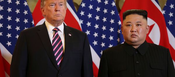Donald Trump et Kim Jong-un - Sputnik Afrique