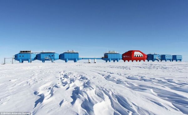 Base de recherche Halley en Antarctique Base de recherche Halley en Antarctique - Sputnik Afrique