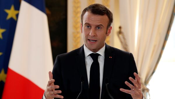 Emmanuel Macron, presidente de Francia - Sputnik Afrique