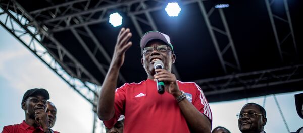 Maurice Kamto, président du Mouvement pour la renaissance du Cameroun (MRC), le 30 septembre 2018, Cameroun - Sputnik Afrique