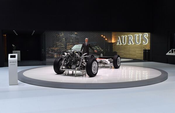Aurus, Buggatti, Porsche au Salon international de l’automobile de Genève - Sputnik Afrique