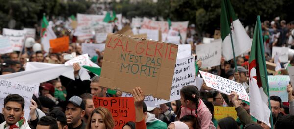 des manifestations en Algérie des manifestations en Algérie - Sputnik Afrique