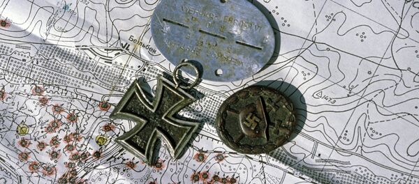 Médailles nazies sur la carte (image d'illustration) - Sputnik Afrique