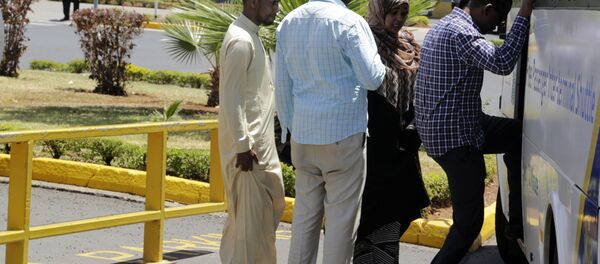 Proches des victimes du crash de l’avion en Ethiopie. - Sputnik Afrique