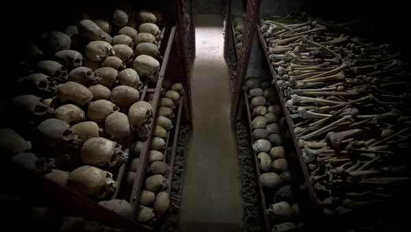 Crânes de Rwandais massacrés en 1994 - Sputnik Afrique
