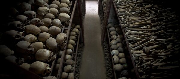 Crânes de Rwandais massacrés en 1994 - Sputnik Afrique