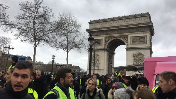 Acte 18: les Gilets jaunes défilent à Paris, le 16 mars 2019 - Sputnik Afrique