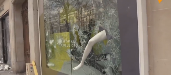 Acte 18: les Gilets jaunes défilent à Paris, le 16 mars 2019 - Sputnik Afrique