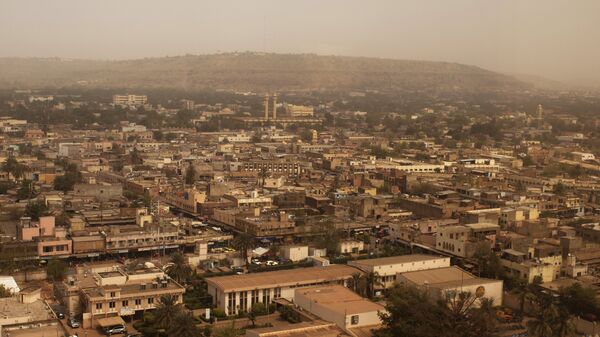 Bamako is seen during a harmattan dust storm, in this February 19, 2014 file photo. - Sputnik Afrique