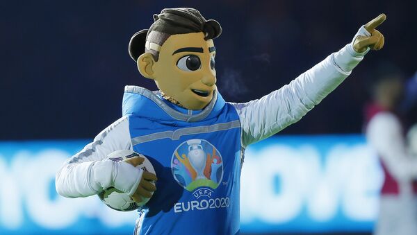 La mascotte officielle de l’Euro 2020 Skillzy - Sputnik Afrique