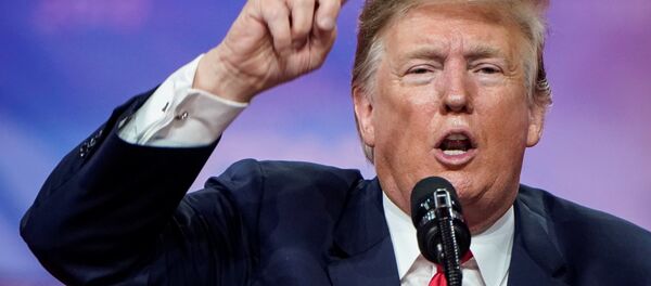 U.S. President Donald Trump speaks at the Conservative Political Action Conference (CPAC) annual meeting at National Harbor in Oxon Hill, Maryland, U.S., March 2, 2019 - Sputnik Afrique