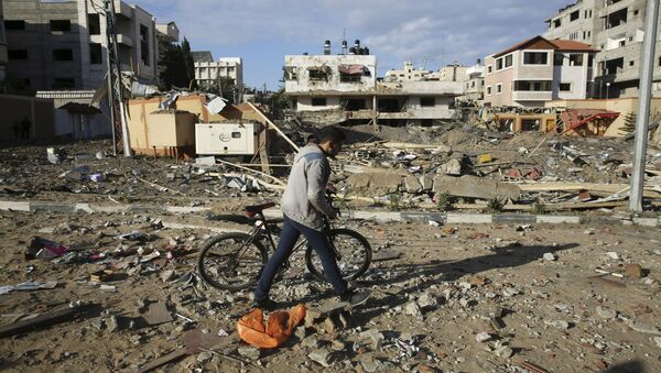 Destructions à Gaza. Image d'illustration - Sputnik Afrique