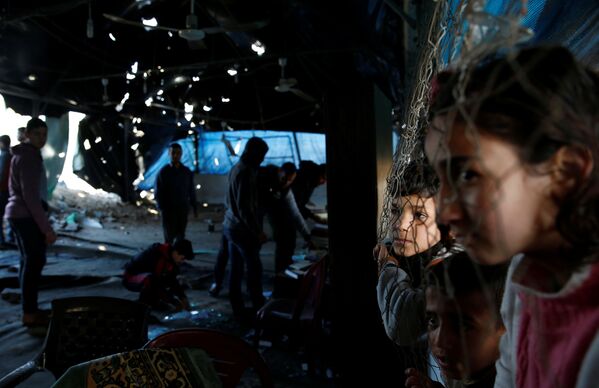 Frappes israéliennes contre la bande de Gaza - Sputnik Afrique