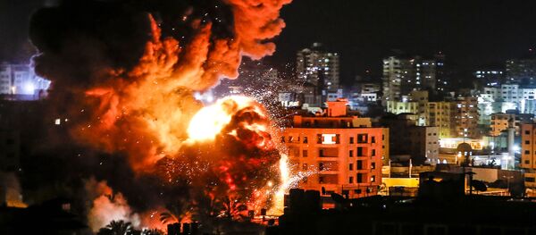 Frappes israéliennes contre la bande de Gaza Frappes israéliennes contre la bande de Gaza - Sputnik Afrique