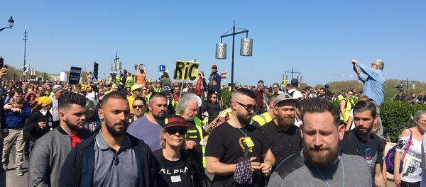 Éric Drouet à Bordeaux lors de l'acte 20 des Gilets jaunes - Sputnik Afrique