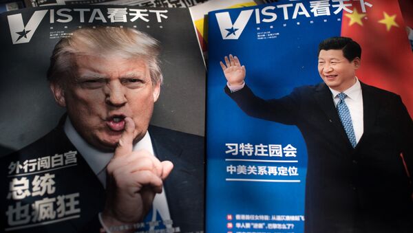 Donald Trump et Xi Jinping - Sputnik Afrique