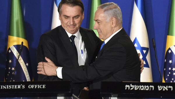 Jair Bolsonaro et Benjamin Netanyahu - Sputnik Afrique