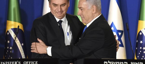Jair Bolsonaro et Benjamin Netanyahu - Sputnik Afrique