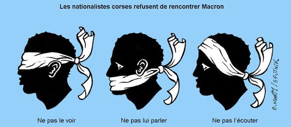 Grand débat: Les nationalistes corses refusent de rencontrer Macron à Cozzano - Sputnik Afrique