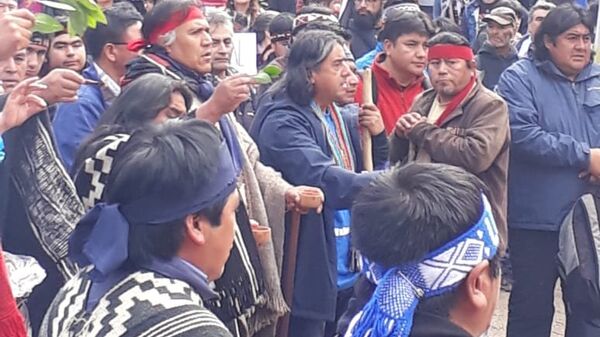 Une manifestation de la communauté Mapuche à Temuco, au Chili - Sputnik Afrique