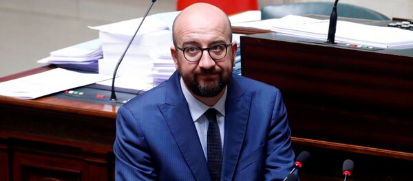 Le Premier ministre Charles Michel intervient au parlement belge (4 avril 2019) - Sputnik Afrique