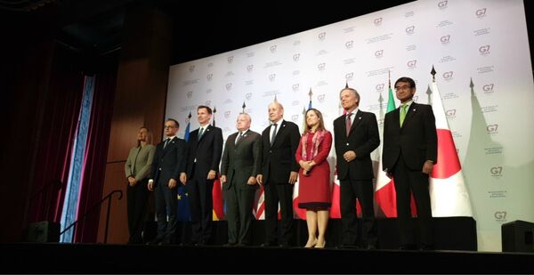 Rencontre des chefs de diplomatie du G7 en France Rencontre des chefs de diplomatie du G7 en France - Sputnik Afrique