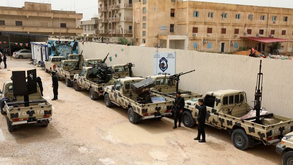 Des véhicules confisqués aux troupes fidèles au maréchal Haftar - Sputnik Afrique