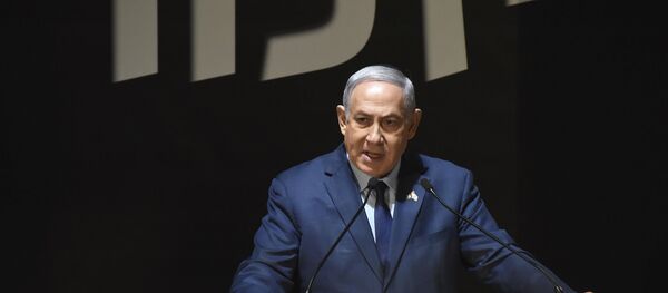 Benjamín Netanyahu, primer ministro de Israel, durante la ceremonia del Día de los Caídos, el 18 de abril de 2018 - Sputnik Afrique