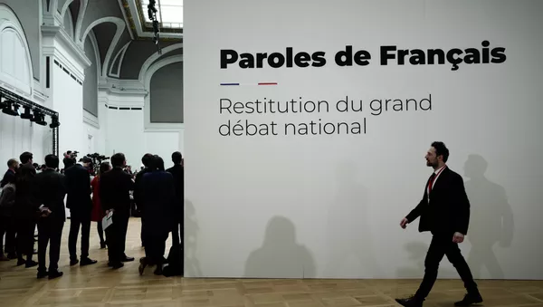 le gouvernement restitue la synthèse du Grand débat, Grand Palais - Sputnik Afrique