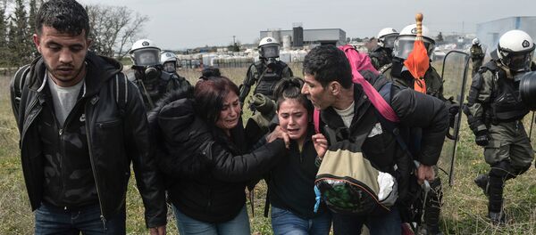 Migrants en Grèce - Sputnik Afrique