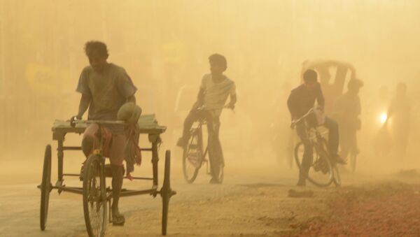 une tempête de sable en Inde (image d'illustration) - Sputnik Afrique