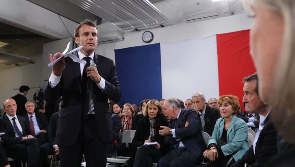 Emmanuel Macron en Corse - Sputnik Afrique
