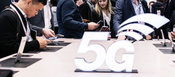 5G Stand at Mobile World Congress 2019 - Sputnik Afrique