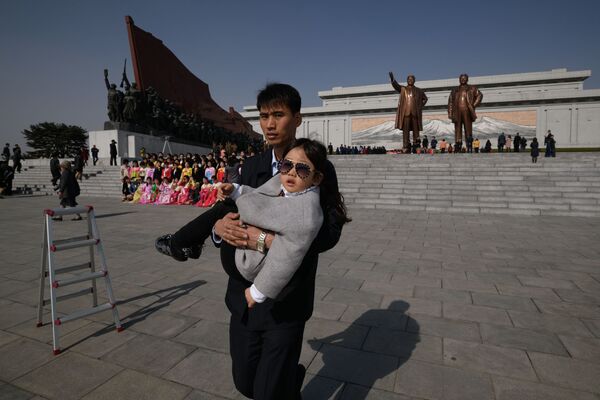 Festivités consacrées au Jour du Soleil à Pyongyang - Sputnik Afrique