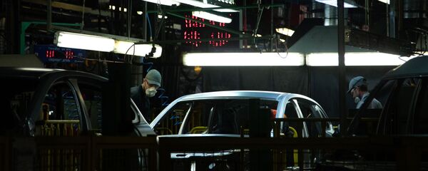 Production de véhicules du constructeur russe AVTOVAZ (photo d'archive) - Sputnik Afrique