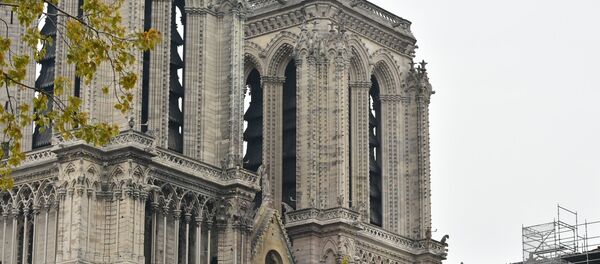 La cathédrale Notre-Dame de Paris après l'incendie - Sputnik Afrique
