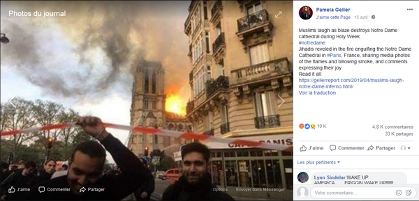 Une photo de Sputnik prise à Notre-Dame cause une avalanche internationale de fake news Une photo de Sputnik prise à Notre-Dame cause une avalanche internationale de fake news - Sputnik Afrique