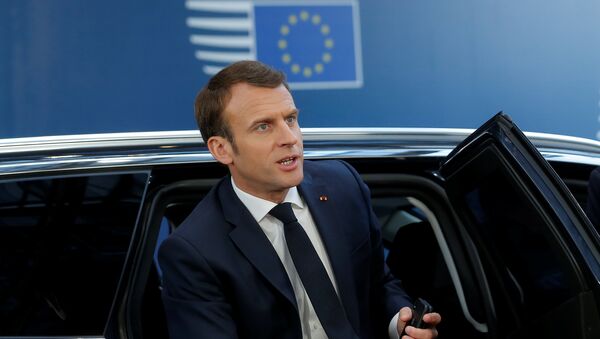 Emmanuel Macron, el presidente de Francia - Sputnik Afrique