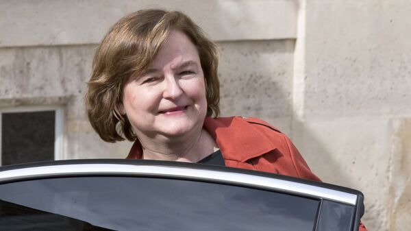 In this March 20, 2019 file photo, then French Minister of European Affairs Nathalie Loiseau gets into her car as she leaves the the weekly cabinet meeting at the Elysee Palace in Paris. - Sputnik Afrique