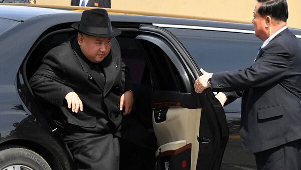 Kim Jong-un à Vladivostok, le 25 avril 2019 - Sputnik Afrique