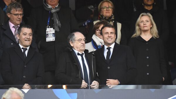 Emmanuel Macron au Stade de France - Sputnik Afrique