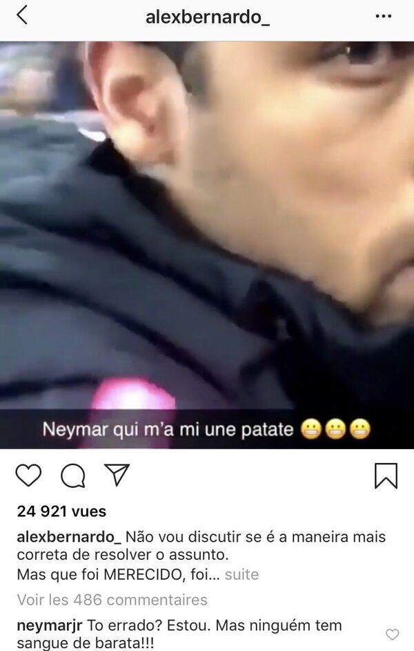 Neymar commente le coup au visage qu’il a donné à un spectateur après la Coupe de France  - Sputnik Afrique