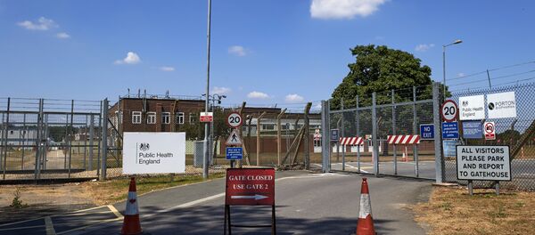 An entrance to Porton Down, the science park housing the Ministry of Defence's (MOD) Defence Science and Technology Laboratory - Sputnik Afrique