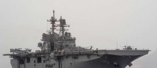 Navire d'assaut amphibie America (LHA-6). Navire d'assaut amphibie America (LHA-6). - Sputnik Afrique