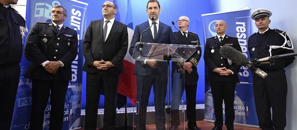 Christophe Castaner et Laurent Nuñez à Toulon - Sputnik Afrique